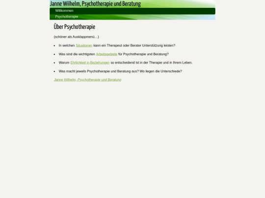 pages/on-psychotherapy screenshot