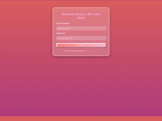 Project-1/signup screenshot