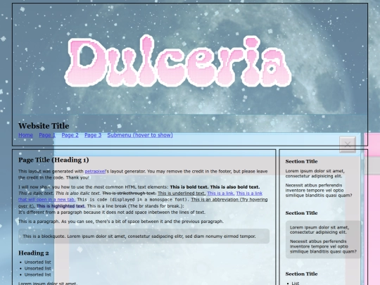 index screenshot