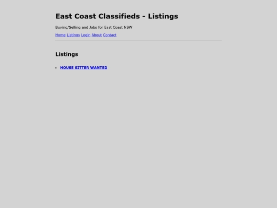 listings screenshot