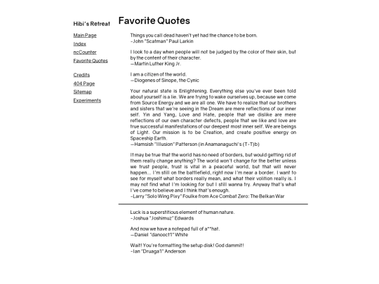 main/quotes screenshot