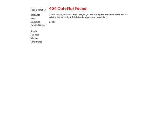 not_found screenshot