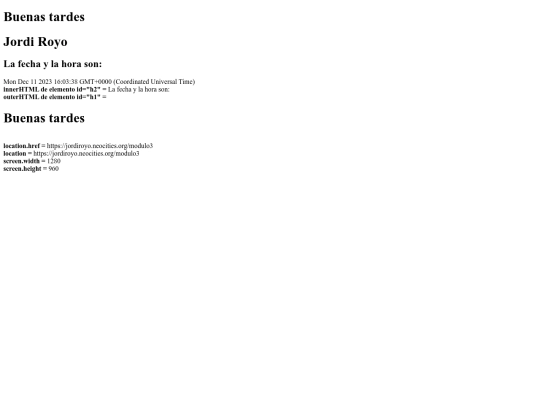 modulo3 screenshot