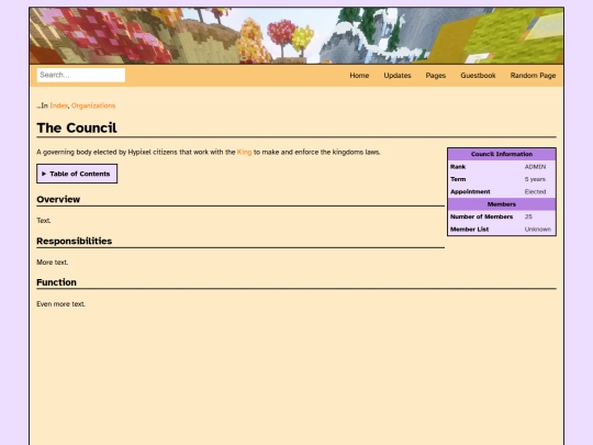 government/council screenshot