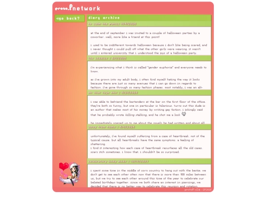 diary screenshot
