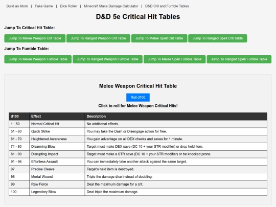 DungeonsAndDragonsCritTables screenshot