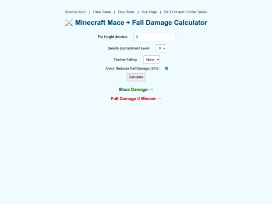 macecalc screenshot