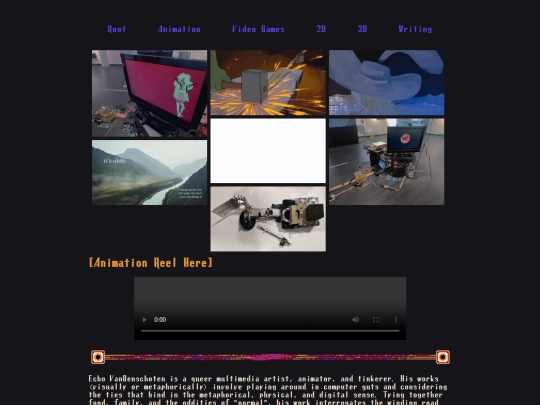 Portfolio/Root screenshot