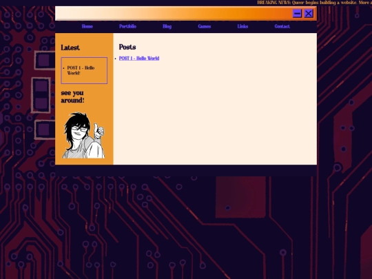 Posts/Posts screenshot
