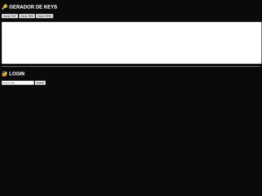 Geradorkeys screenshot