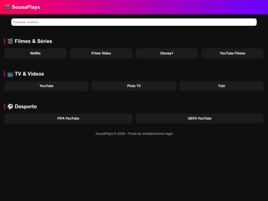 Sousaplays screenshot