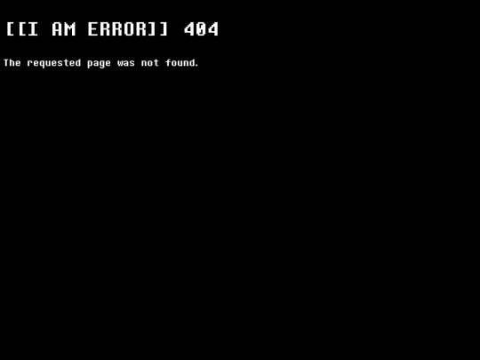 not_found screenshot