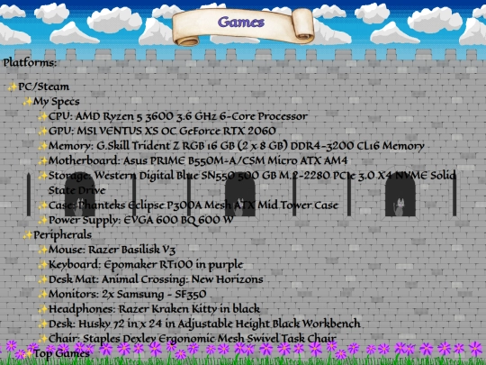 games screenshot