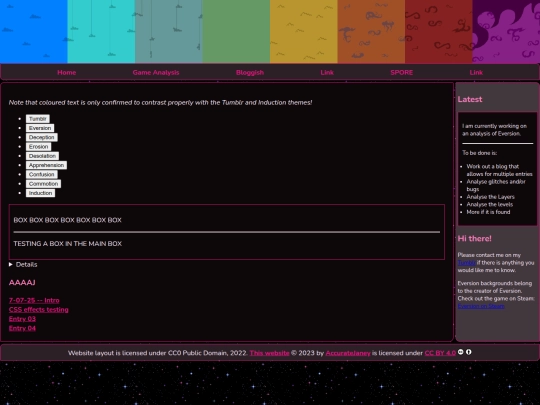 test screenshot