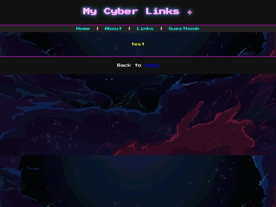 links screenshot