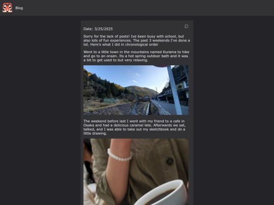 blog screenshot