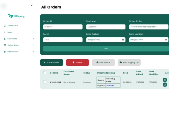 neworders screenshot