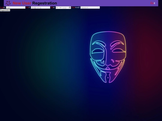 vortex/regestration screenshot