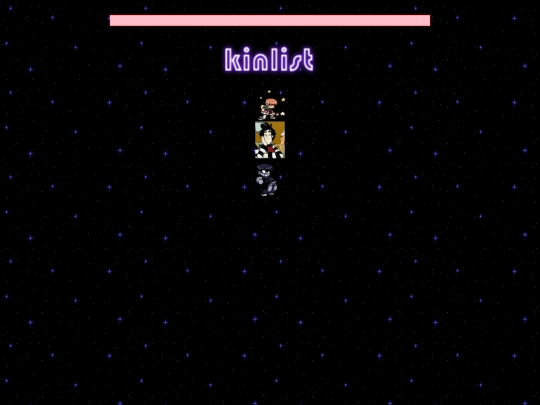 kinlist screenshot