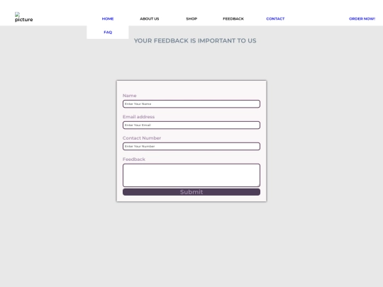 Feedback screenshot
