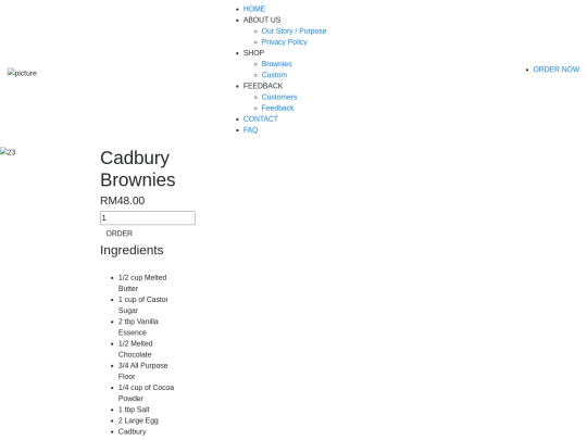 cadbury screenshot