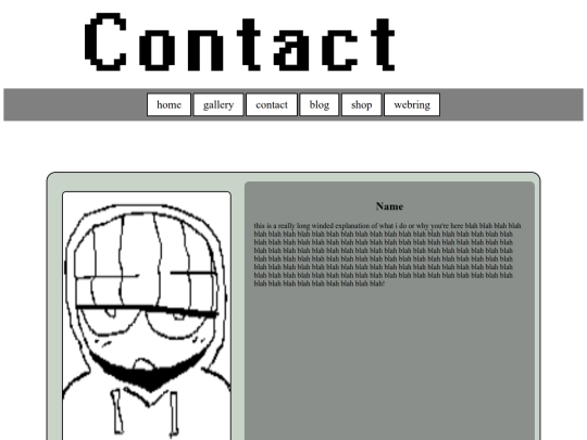 contact screenshot