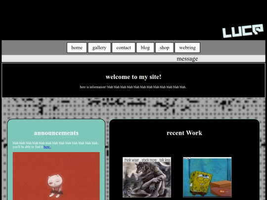 templateindex screenshot