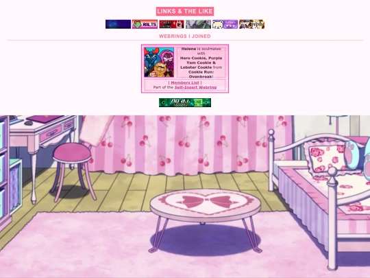 links screenshot