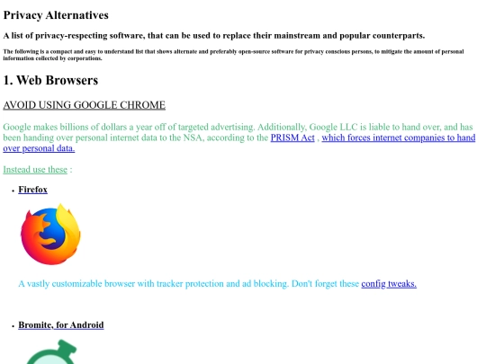 index screenshot