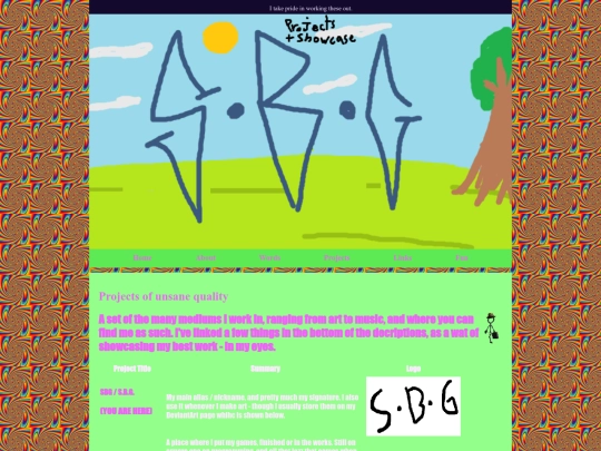Projects screenshot