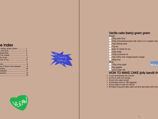 recipes screenshot