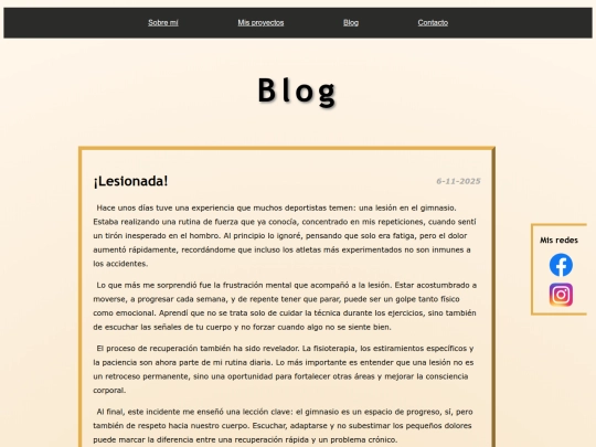 blog screenshot