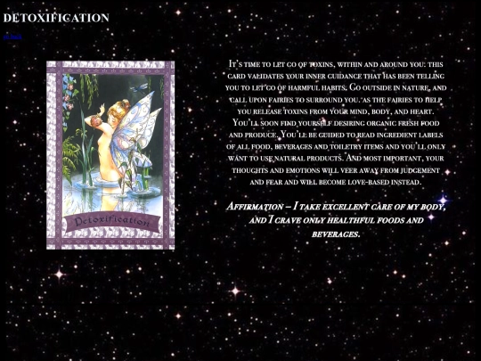 mywebsite/OracleCards/Detox screenshot