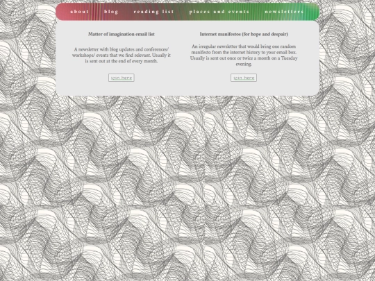 newsletter screenshot