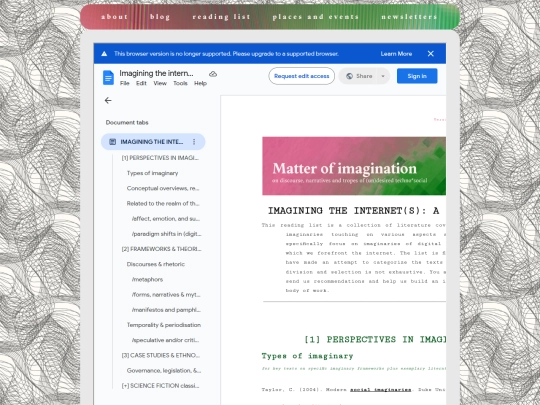 readinglist screenshot