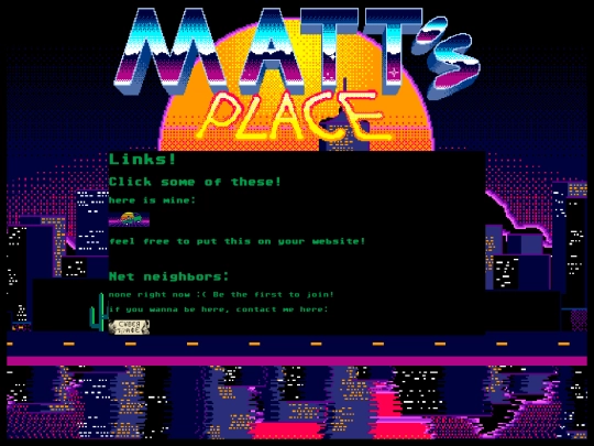 links screenshot