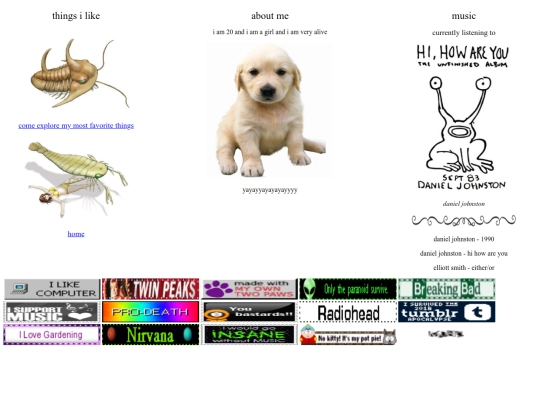 aboutme screenshot