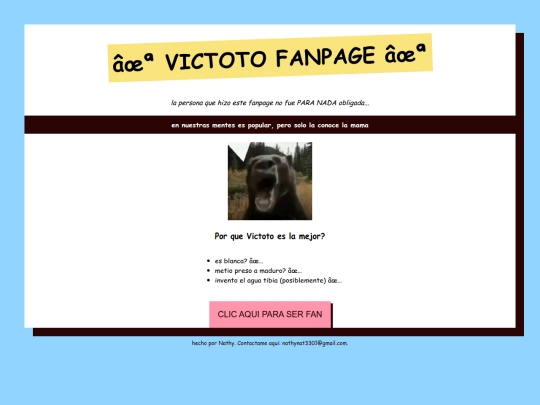 VICTOTOS FANPAGE/victotoinicio screenshot