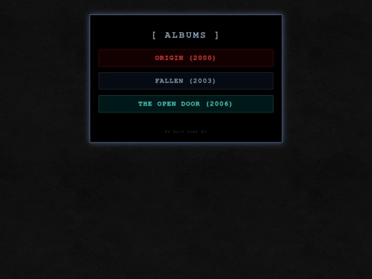 discography screenshot