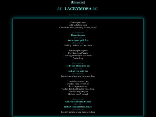 lacrymosa screenshot