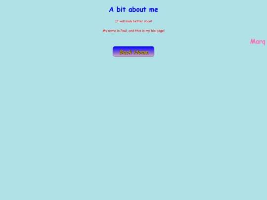 aboutme screenshot