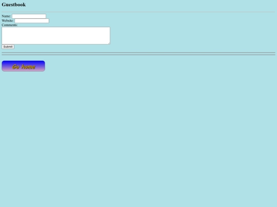guestbook screenshot