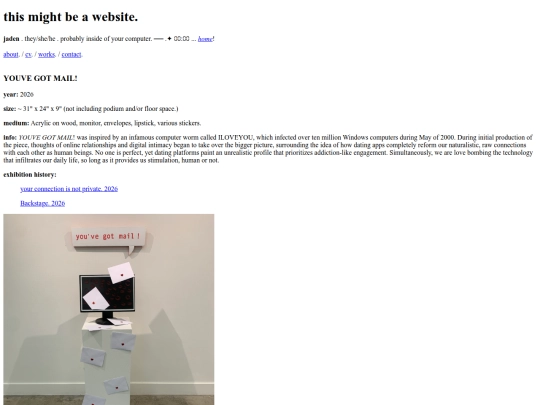 works/YOUVEGOTMAIL screenshot