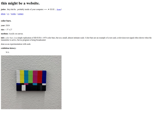 works/colorbars screenshot
