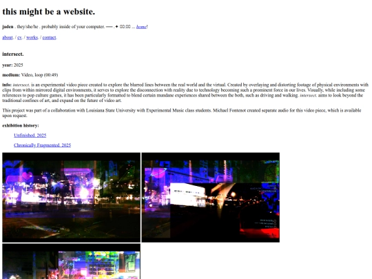 works/intersect screenshot