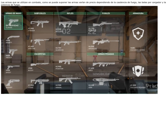 Práctica_Riot/Valorant/Armas screenshot