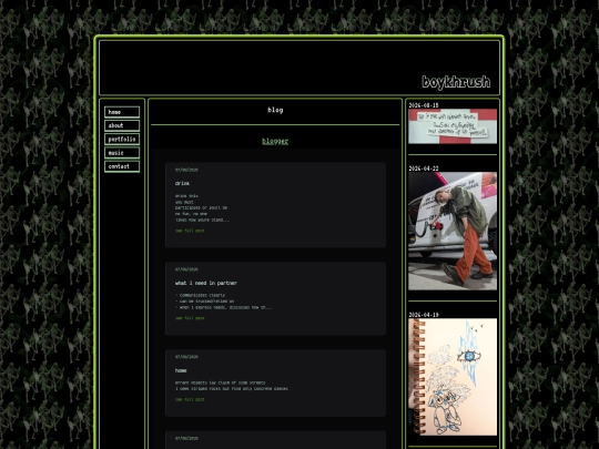 blog screenshot