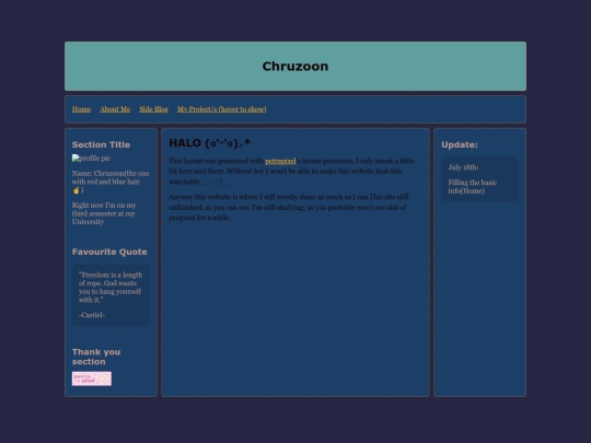 index screenshot