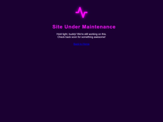 maintenance screenshot