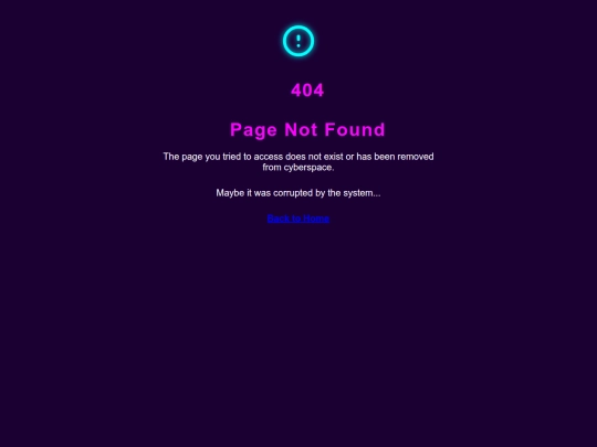 not_found screenshot